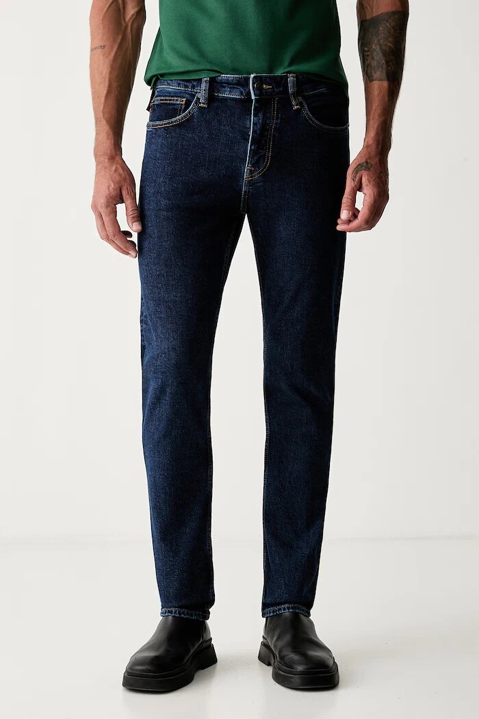 BOSS Orange дънки slim fit мъжки DELAWARE тъмносини 50564546