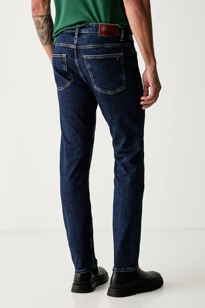 BOSS Orange дънки slim fit мъжки DELAWARE тъмносини 50564546