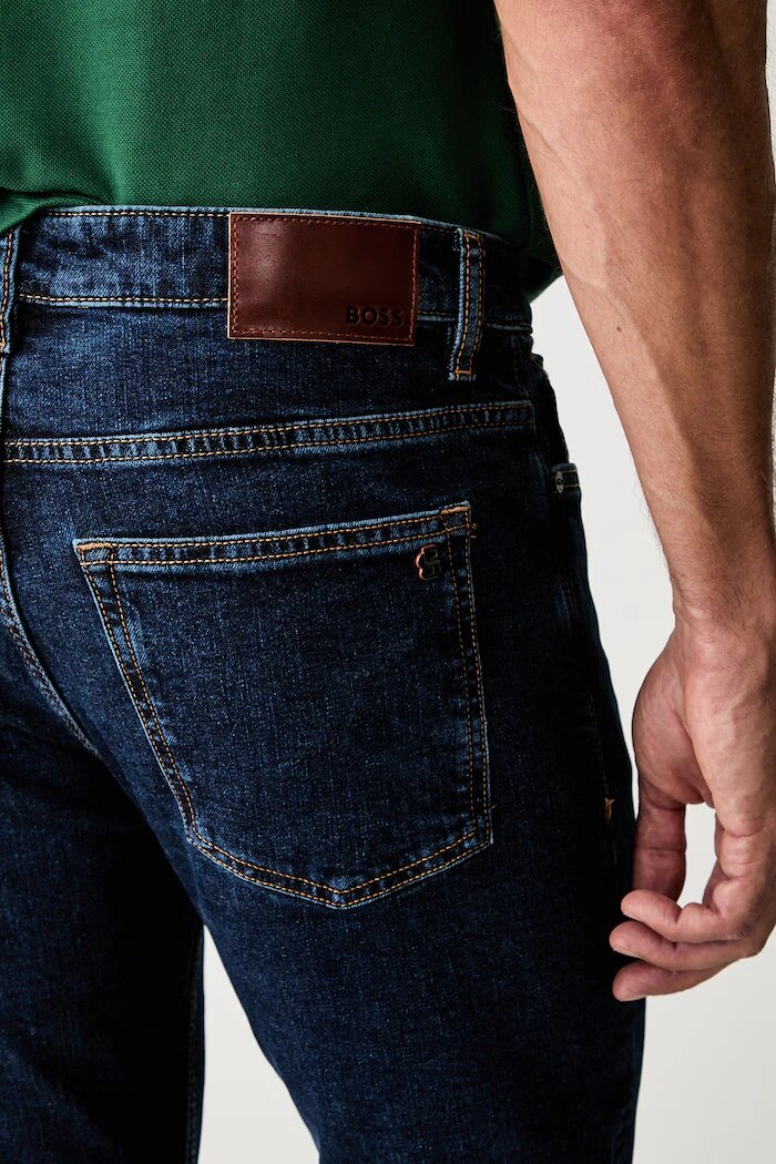 BOSS Orange дънки slim fit мъжки DELAWARE тъмносини 50564546