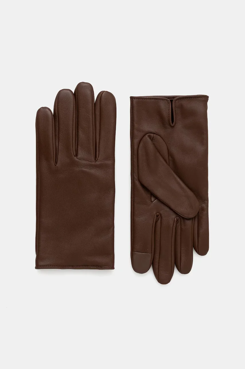 BOSS Orange Кожени ръкавици Glove