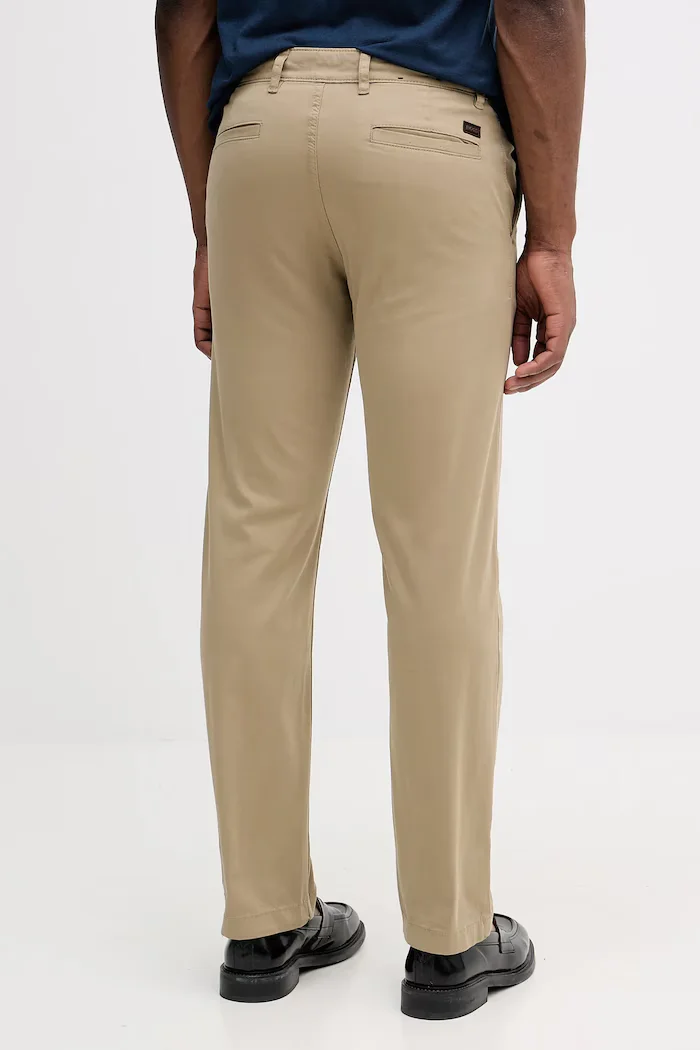 BOSS Orange Панталон Chino-Regular-1 мъжки в тъмносиньо със стандартна кройка 50534378