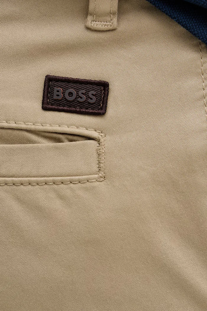 BOSS Orange Панталон Chino-Regular-1 мъжки в тъмносиньо със стандартна кройка 50534378