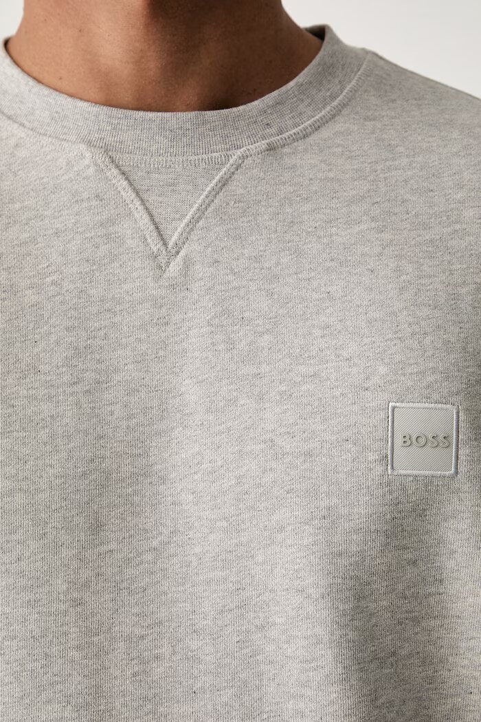 BOSS Orange суичър мъжки от памук Westart сив 50509323