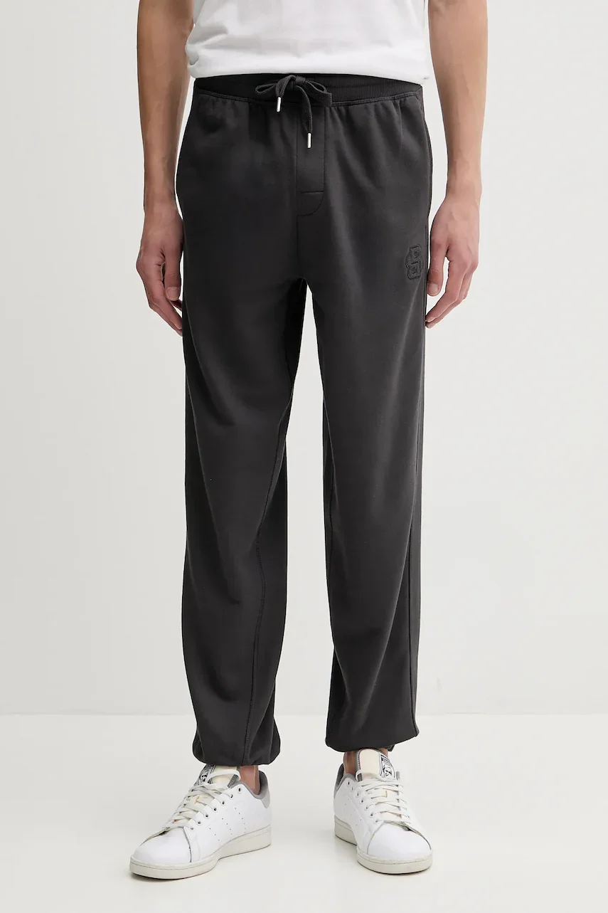 BOSS Памучен спортен панталон BB Patch Pants