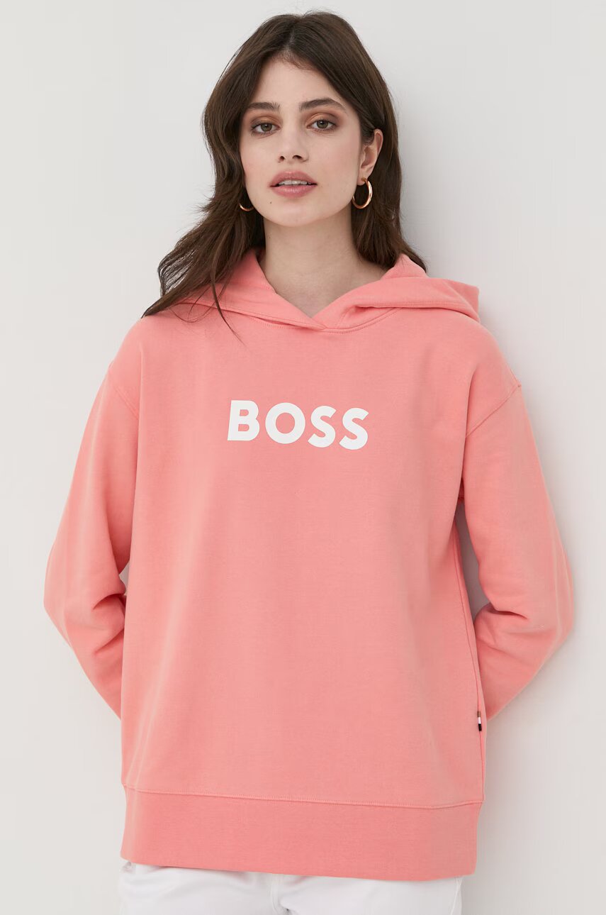 BOSS Памучен суичър