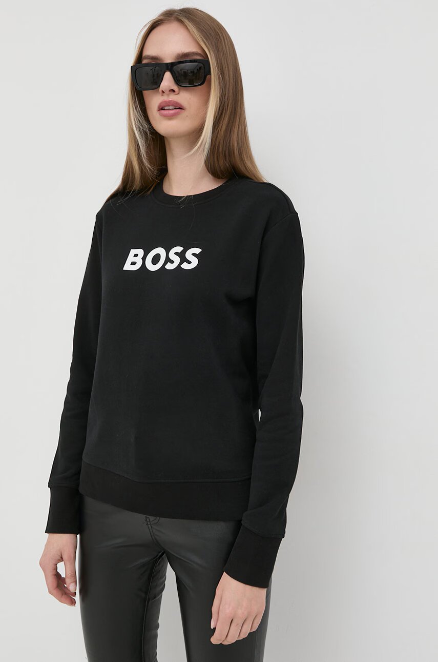 BOSS Памучен суичър
