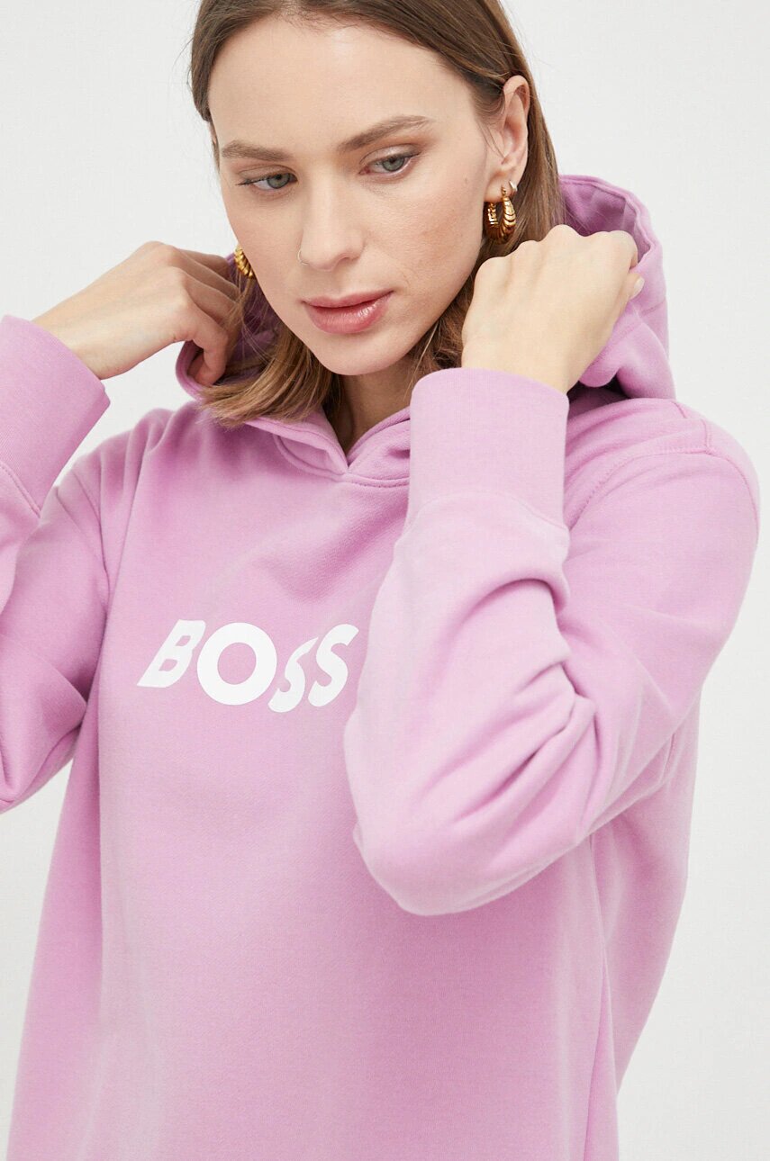 BOSS Памучен суичър