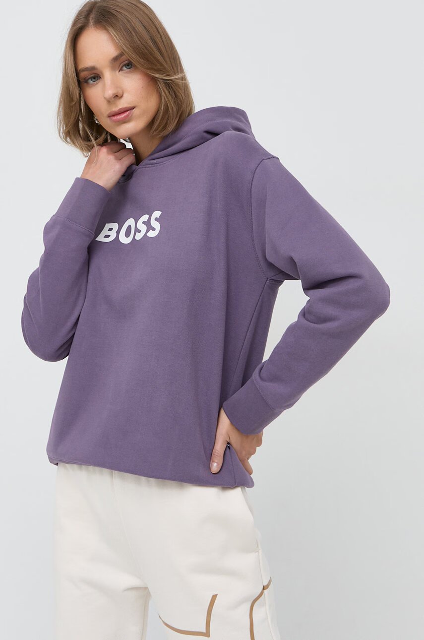 BOSS Памучен суичър