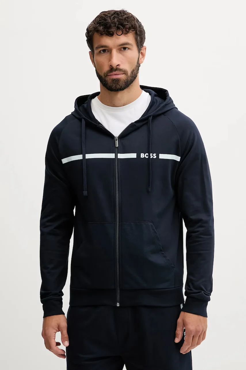 BOSS Памучен суичър Authentic Jacket H