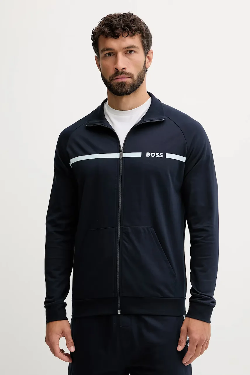 BOSS Памучен суичър Authentic Jacket Z