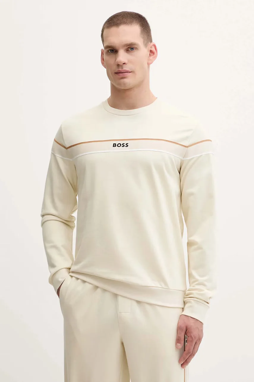 BOSS Памучен суичър Iconic Sweatshirt