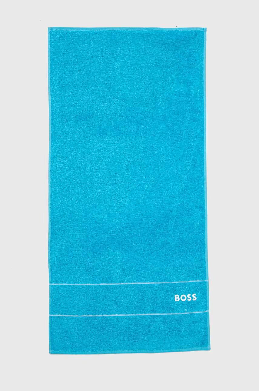 BOSS Памучна кърпа Plain River Blue 50 x 100 cm