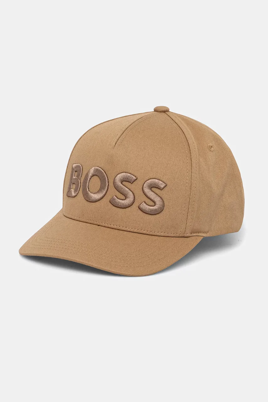 BOSS Памучна шапка с козирка Sevile