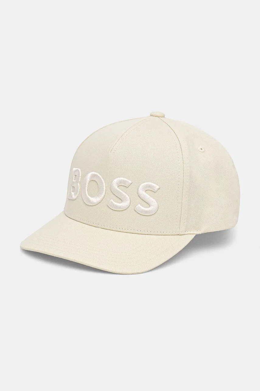 BOSS Памучна шапка с козирка Sevile