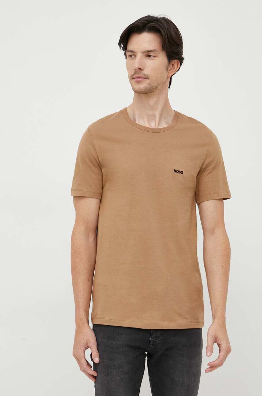 BOSS Памучна тениска (3 броя) TShirt RN 3P Classic