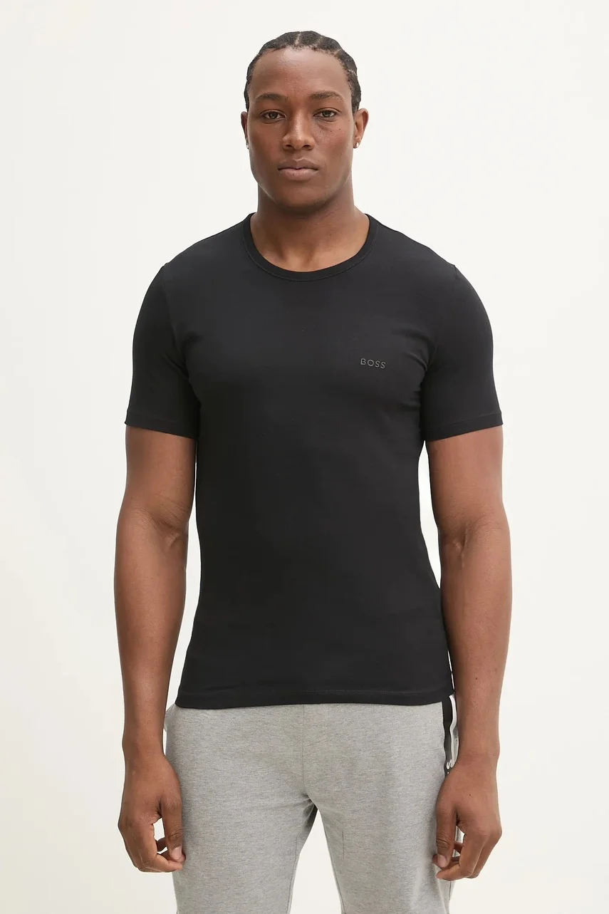 BOSS Памучна тениска (3 броя) TShirtRN 3P Classic