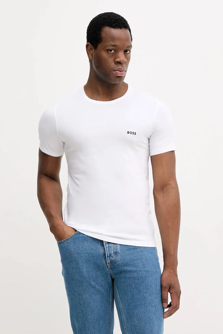 BOSS Памучна тениска (3 броя) TShirtRN 3P Classic