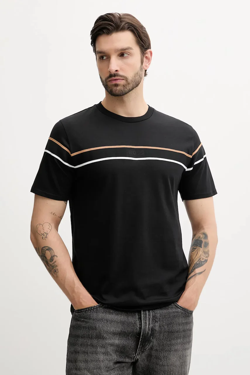 BOSS Памучна тениска Iconic T-Shirt