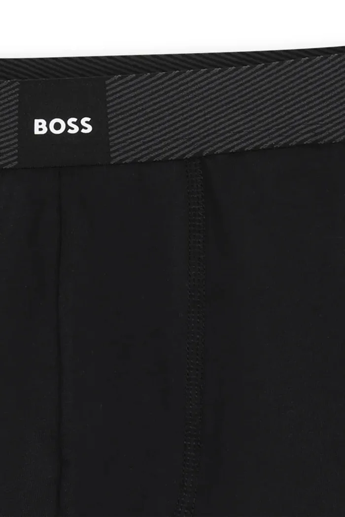 BOSS прилепнали боксерки за деца с памук 5 броя черни J53698