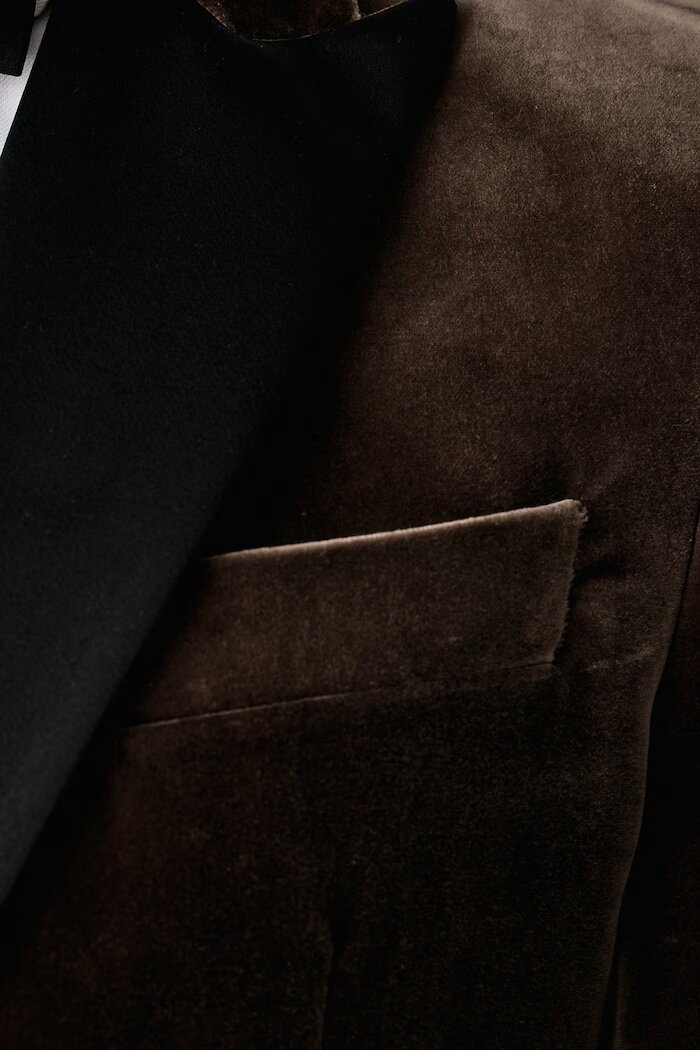 BOSS сако с едноредно закопчаване мъжко от кадифе H-Hutson-Tux-Pk-264 зелено 50571975