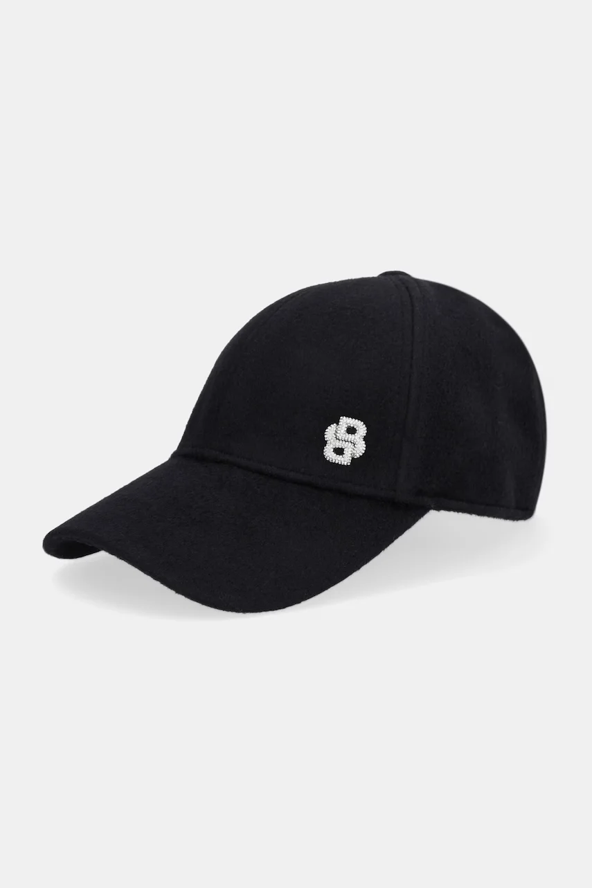 BOSS Шапка с козирка вълна Ari-WO-B-Icon-ST