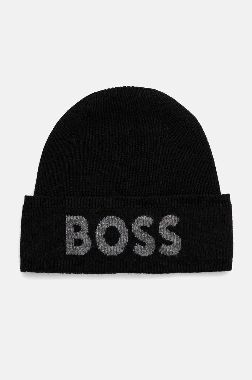 BOSS Шапка с вълна