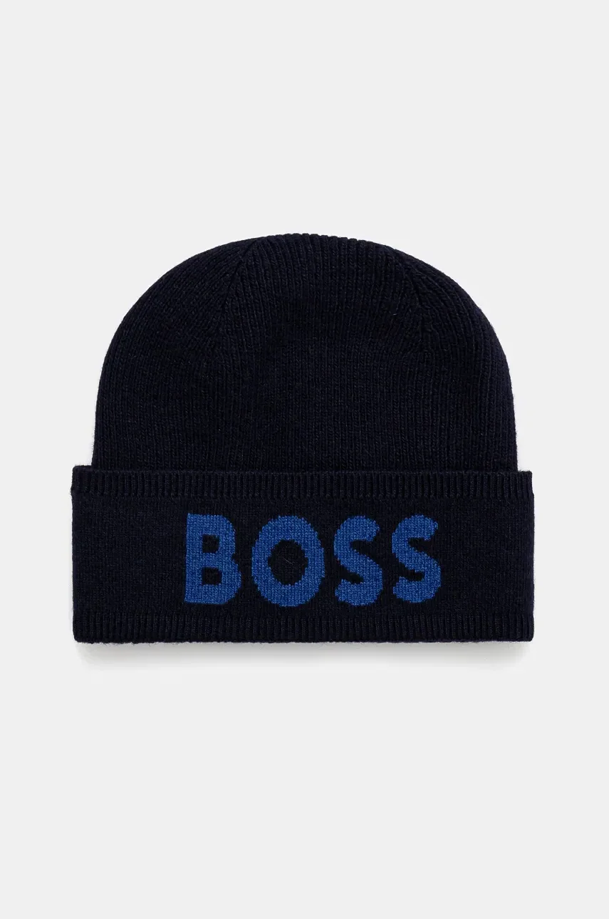 BOSS Шапка с вълна