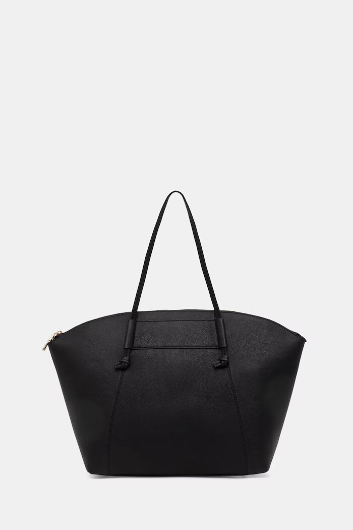 BOSS шопинг чанта дамска от имитация на кожа SALLEY TOTE черна 50563298