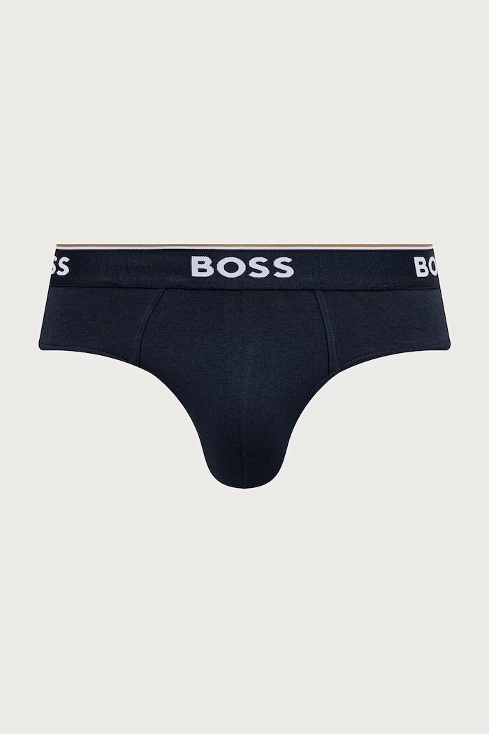 BOSS слипове мъжки от памук с еластан 3 броя червени 50554683