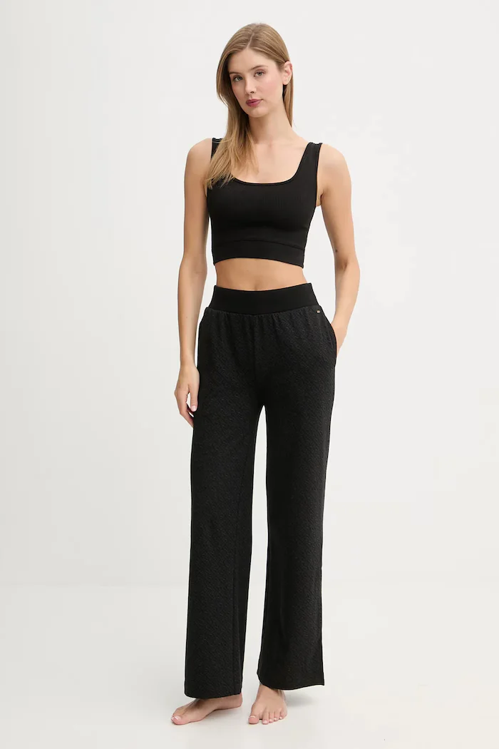 BOSS Спортен панталон Monogram J. Pants в черно с изчистен дизайн 50557287