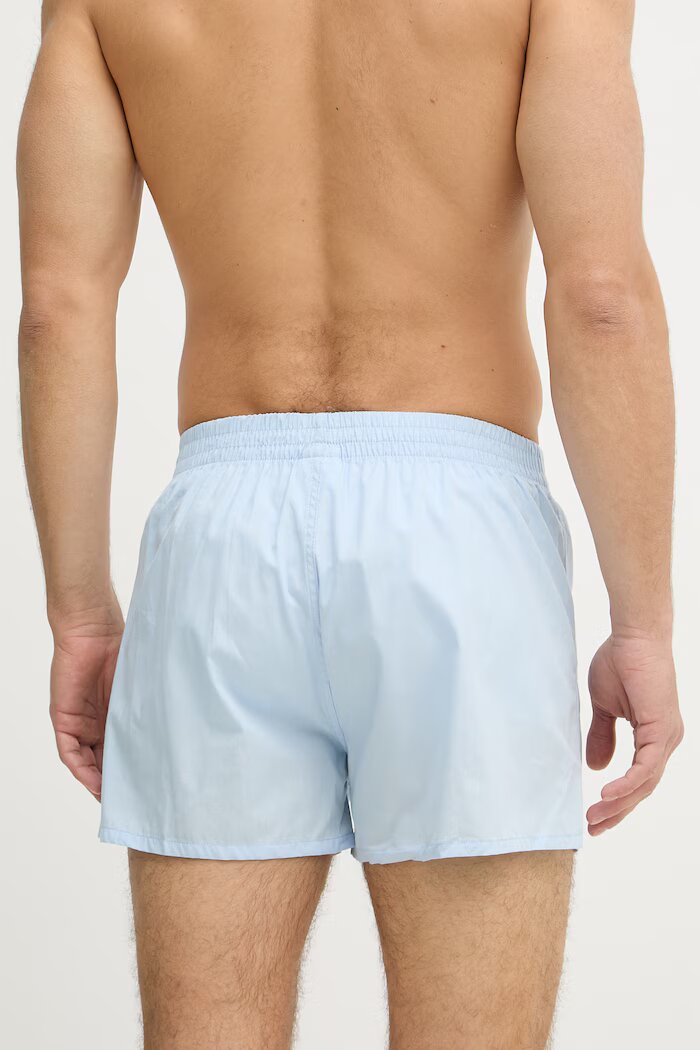 BOSS свободни боксерки мъжки от памук 2P Boxer S. CW Peach 2 броя сини 50515464