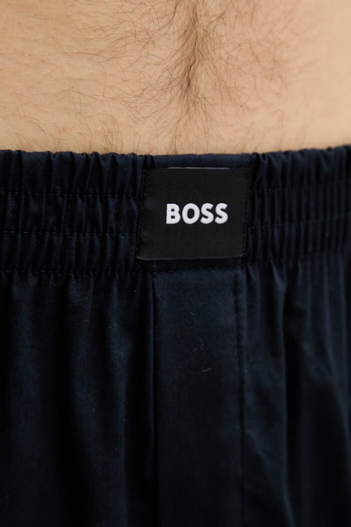 BOSS свободни боксерки мъжки от памук 2P Boxer S. CW Peach 2 броя сини 50515464