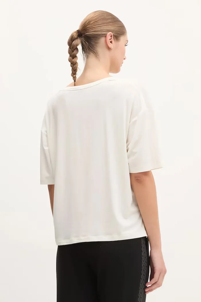 BOSS Тениска CP Stripe T-Shirt в бяло 50535723