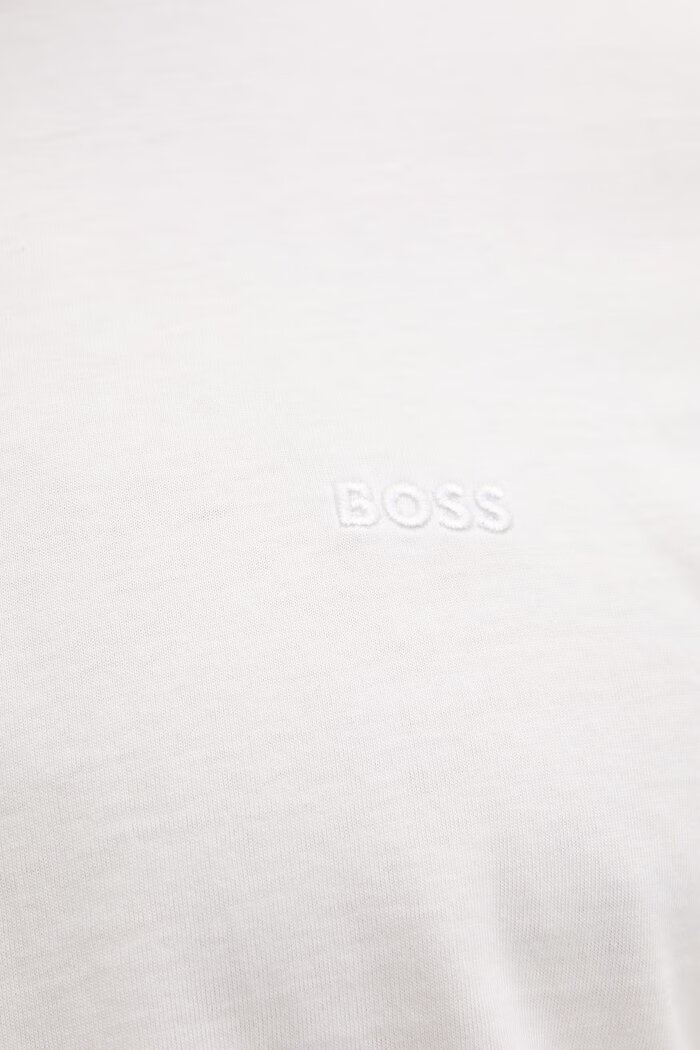 BOSS тениска мъжка от памук Thompson бяла 50565995