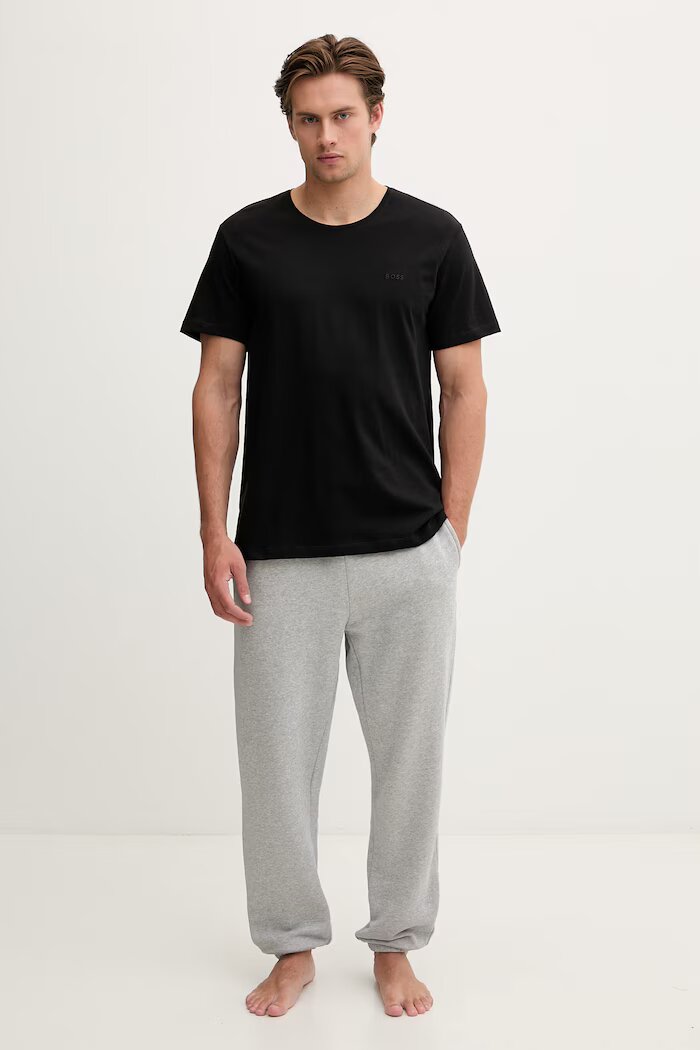 BOSS тениска мъжка от памук TShirtRN 2 броя черна 50479536