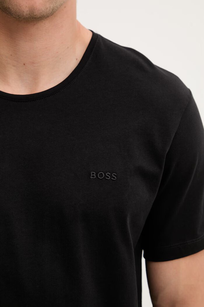 BOSS тениска мъжка от памук TShirtRN 2 броя черна 50479536