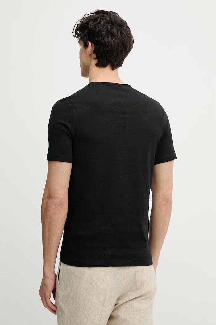 BOSS тениска мъжка от памук TShirtRN 3P Classic 3 броя бежова 50532468