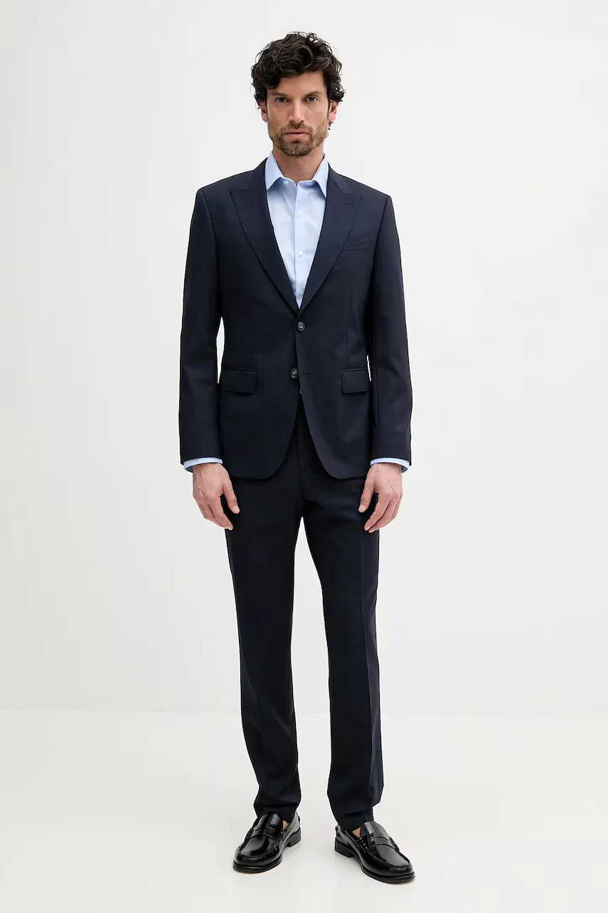 BOSS Вълнен костюм H-Huge-2Pcs-Peak-253