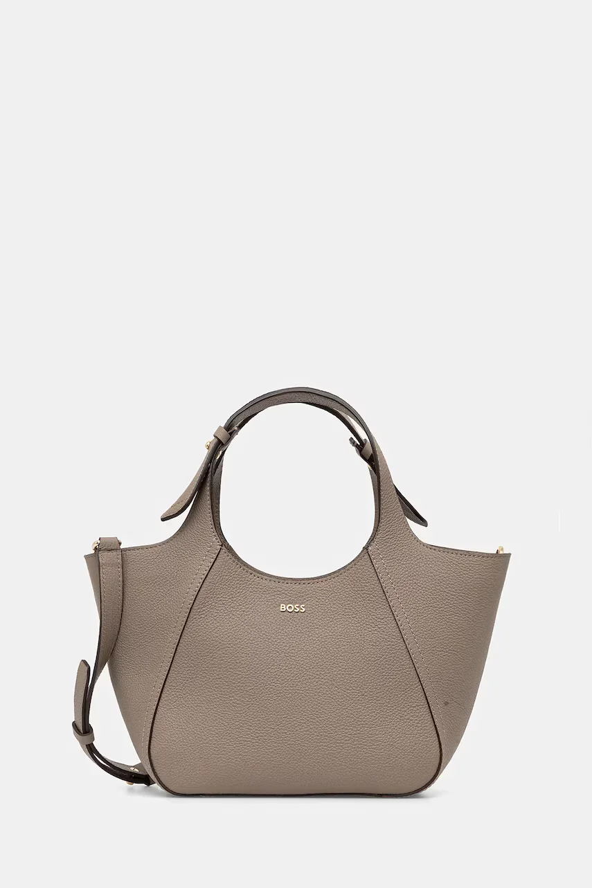 BOSS Велурена чанта Lenah Small Tote