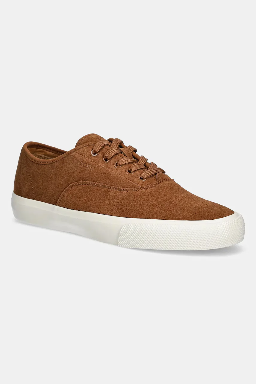 BOSS Велурени маратонки Aiden