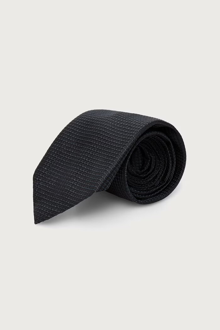 BOSS вратовръзка мъжка от коприна H-TIE CM тъмносиня 50571911
