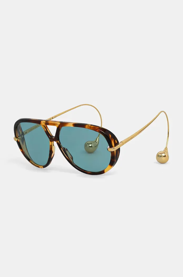 Bottega Veneta авиаторски слънчеви очила дамски кафяви BV1273S