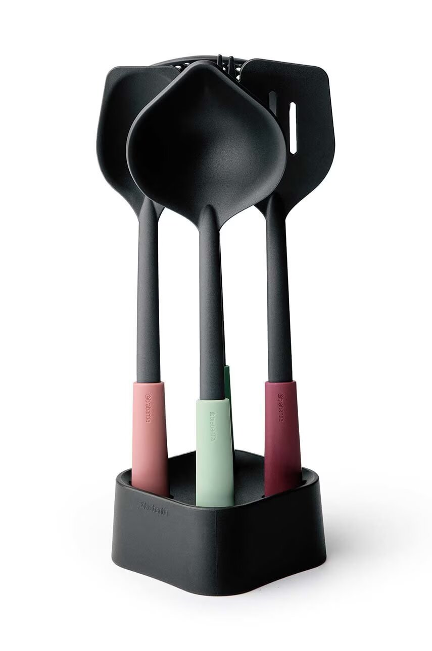 Brabantia Комплект кухненски аксесоари със стойка (5 броя)
