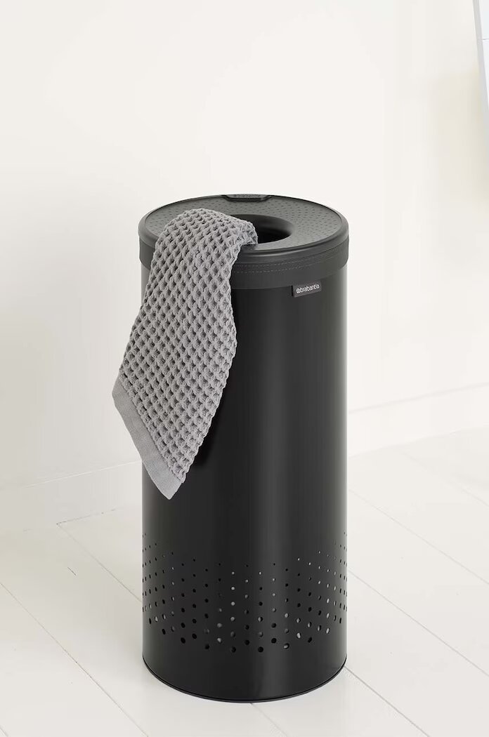 Brabantia Кош за пране 35 L в черно