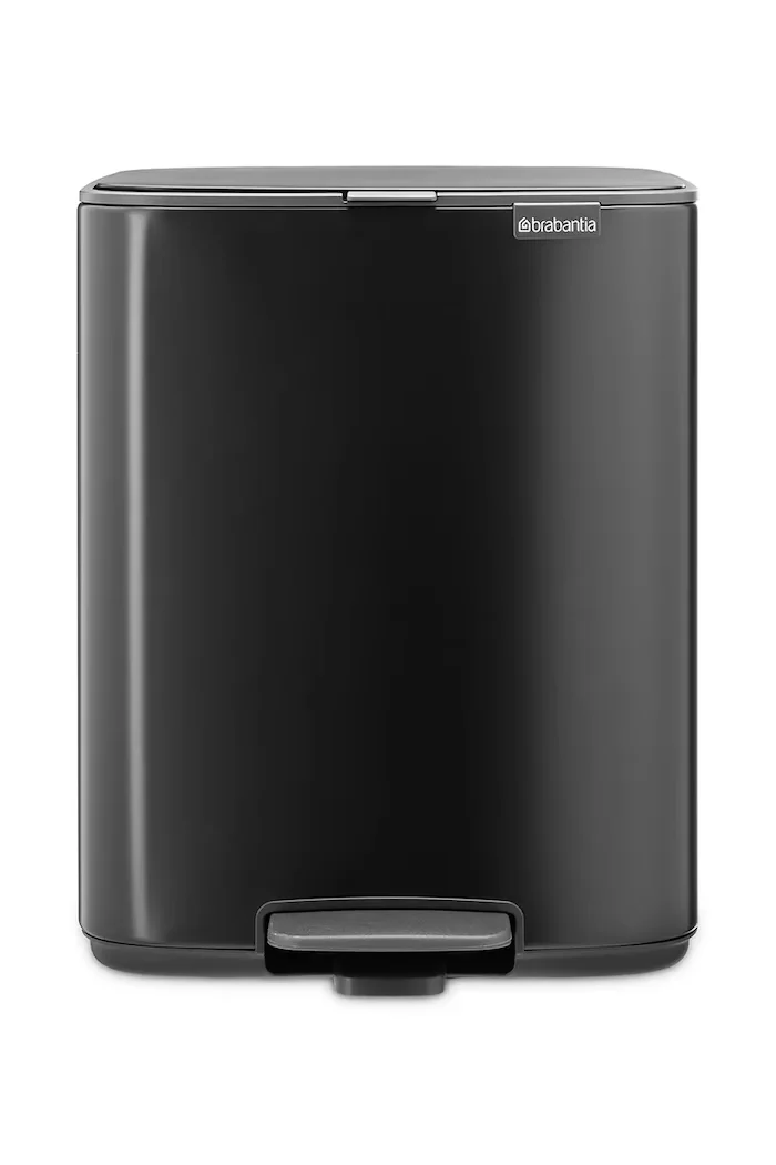 Brabantia Кошче за боклук Bo 12 L в черно 238000