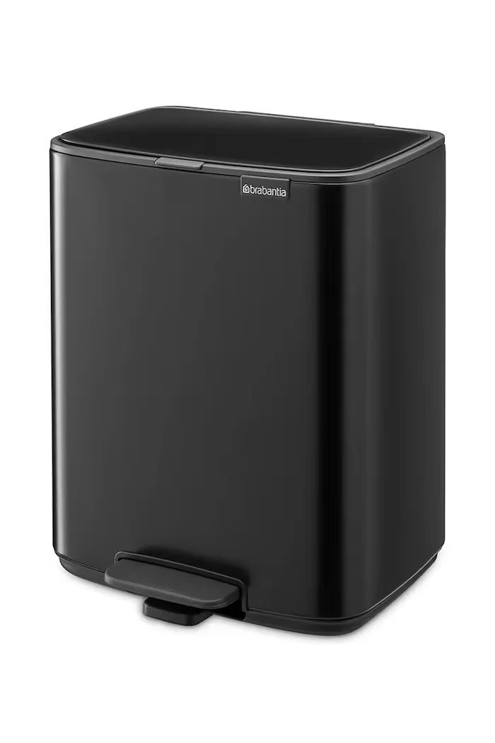 Brabantia Кошче за боклук Bo 12 L в черно 238000