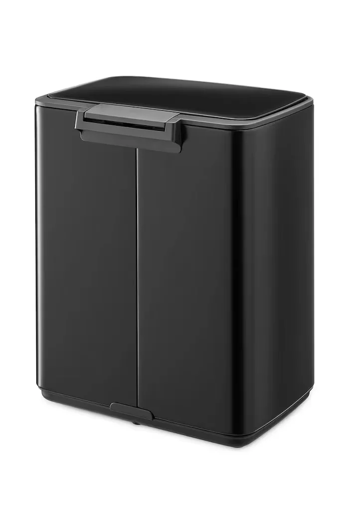 Brabantia Кошче за боклук Bo 12 L в черно 238000