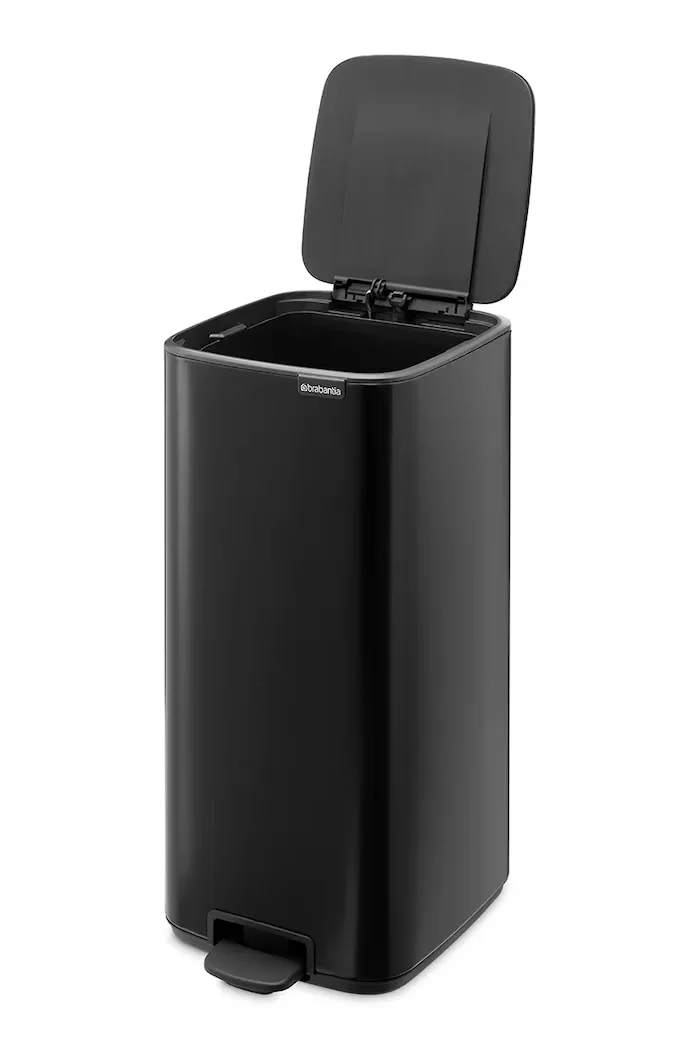 Brabantia Кошче за боклук Bo 30 L в черно