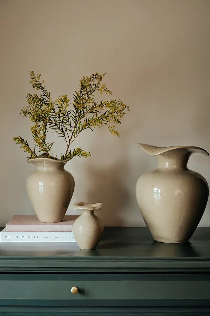 Broste Copenhagen Ваза Декоративна от каменинови изделия 24 x 32 cm 14445444