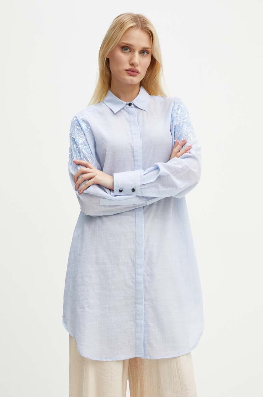 Bruuns Bazaar Памучна рокля ArgeratumBBArdes shirt